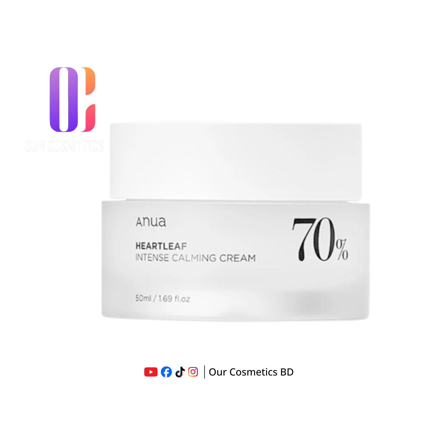 ANUA Heartleaf 70% Intense Calming Cream 50ml