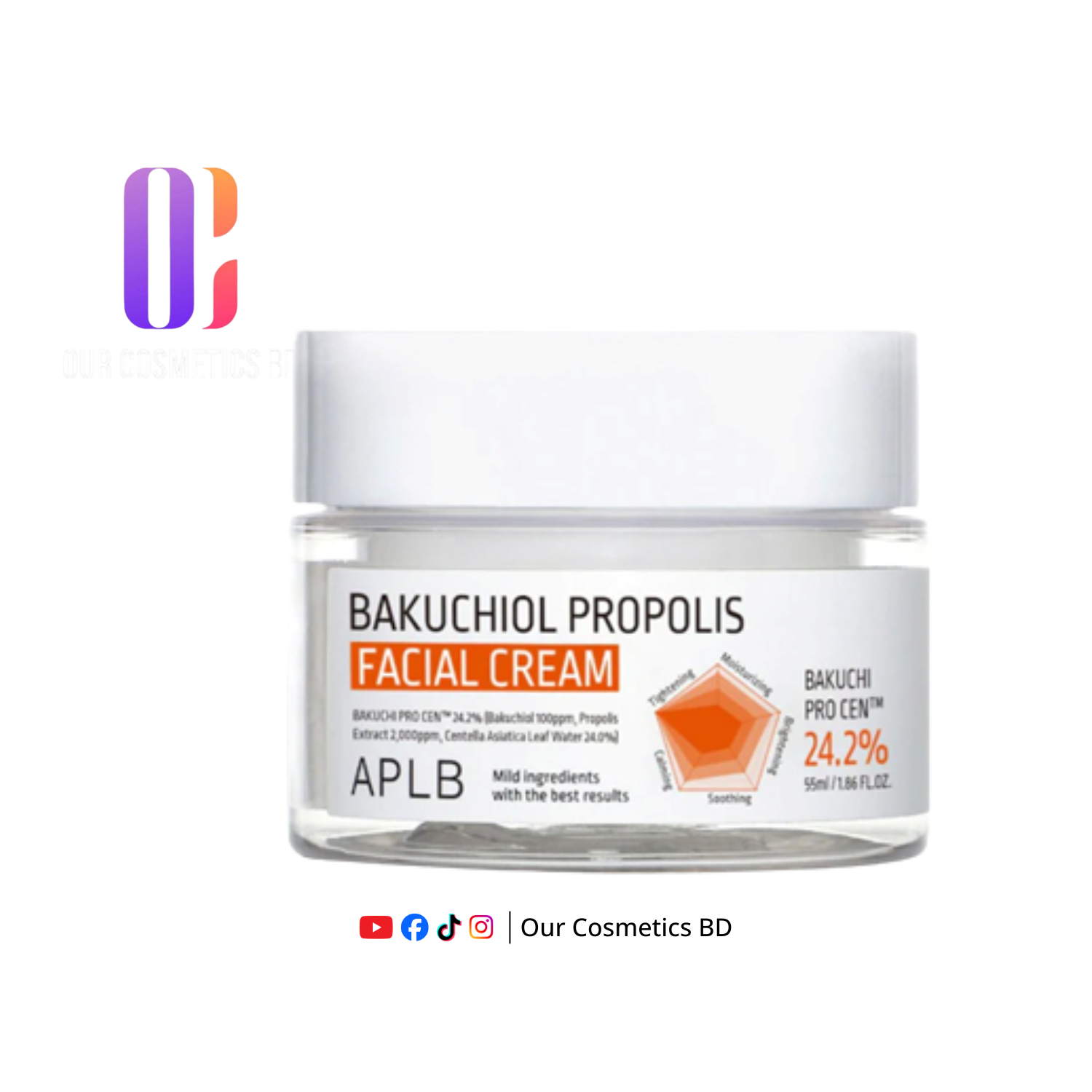 APLB Bakuchiol Propolis Facial Cream 55ml