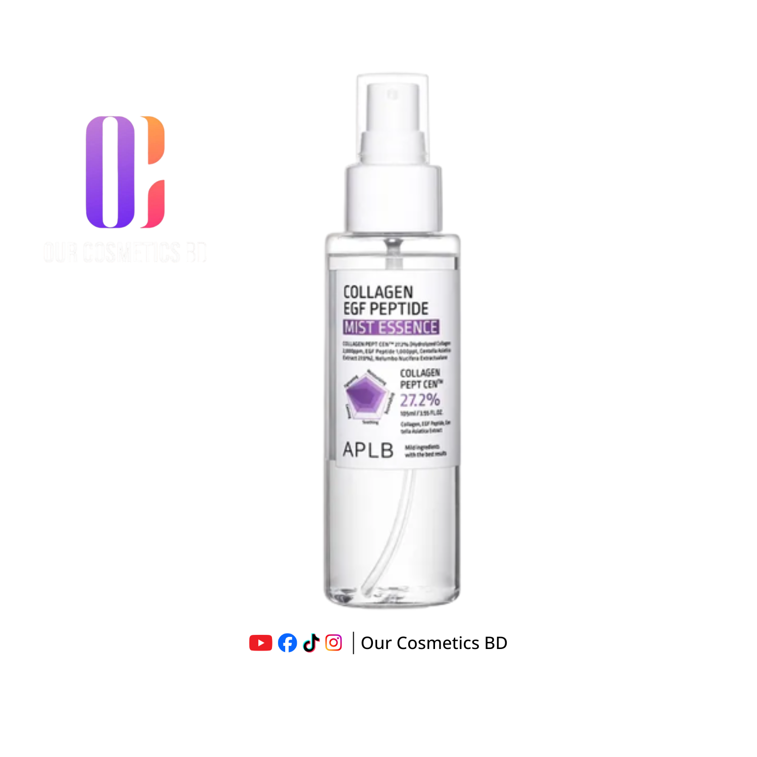 APLB Collagen EGF Peptide Mist Essence 105ml