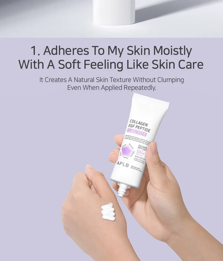 APLB Collagen EGF Peptide Sunscreen 40ml