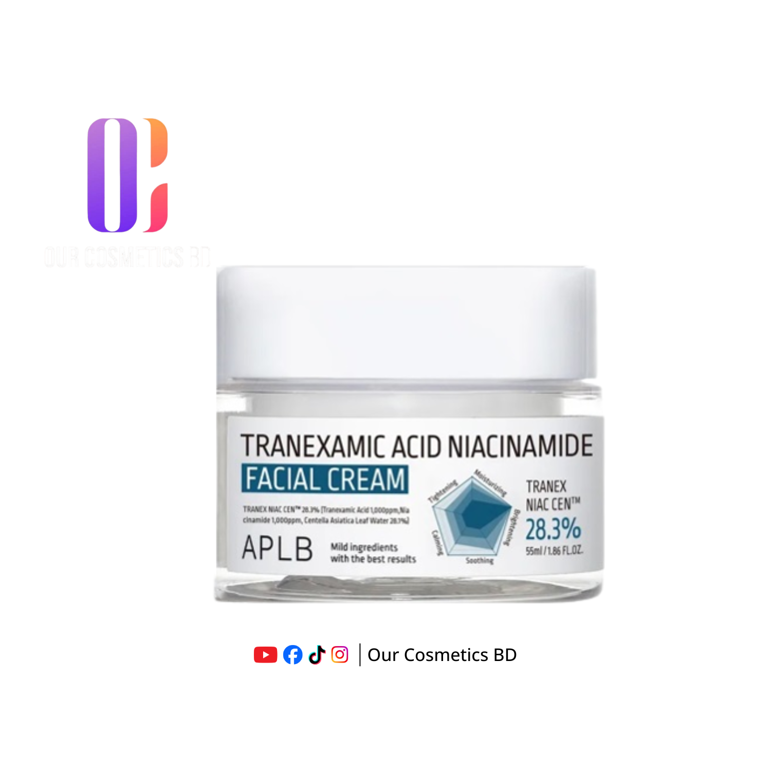APLB Tranexamic Acid Niacinamide Facial Cream 55ml