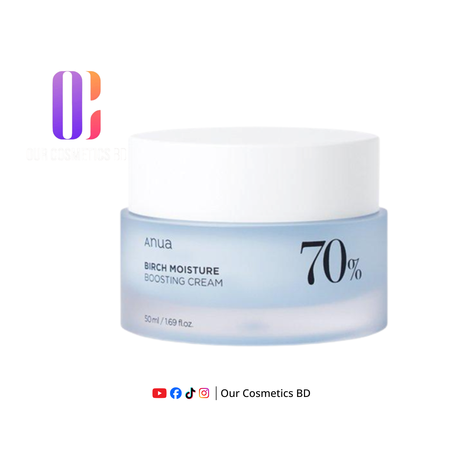 Anua Birch 70 Moisture Boosting Cream 50ml