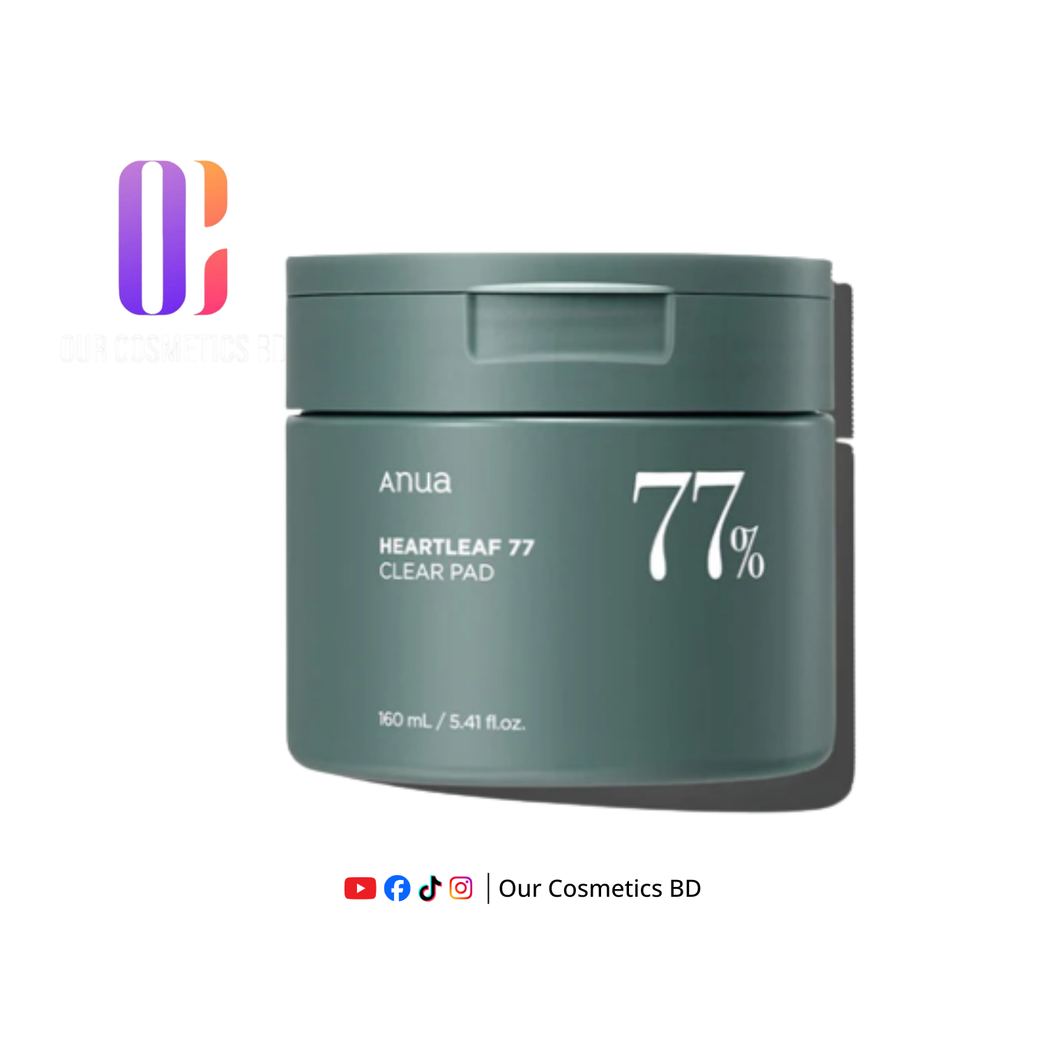 Anua Heartleaf 77 Clear Pad 70ea 160ml