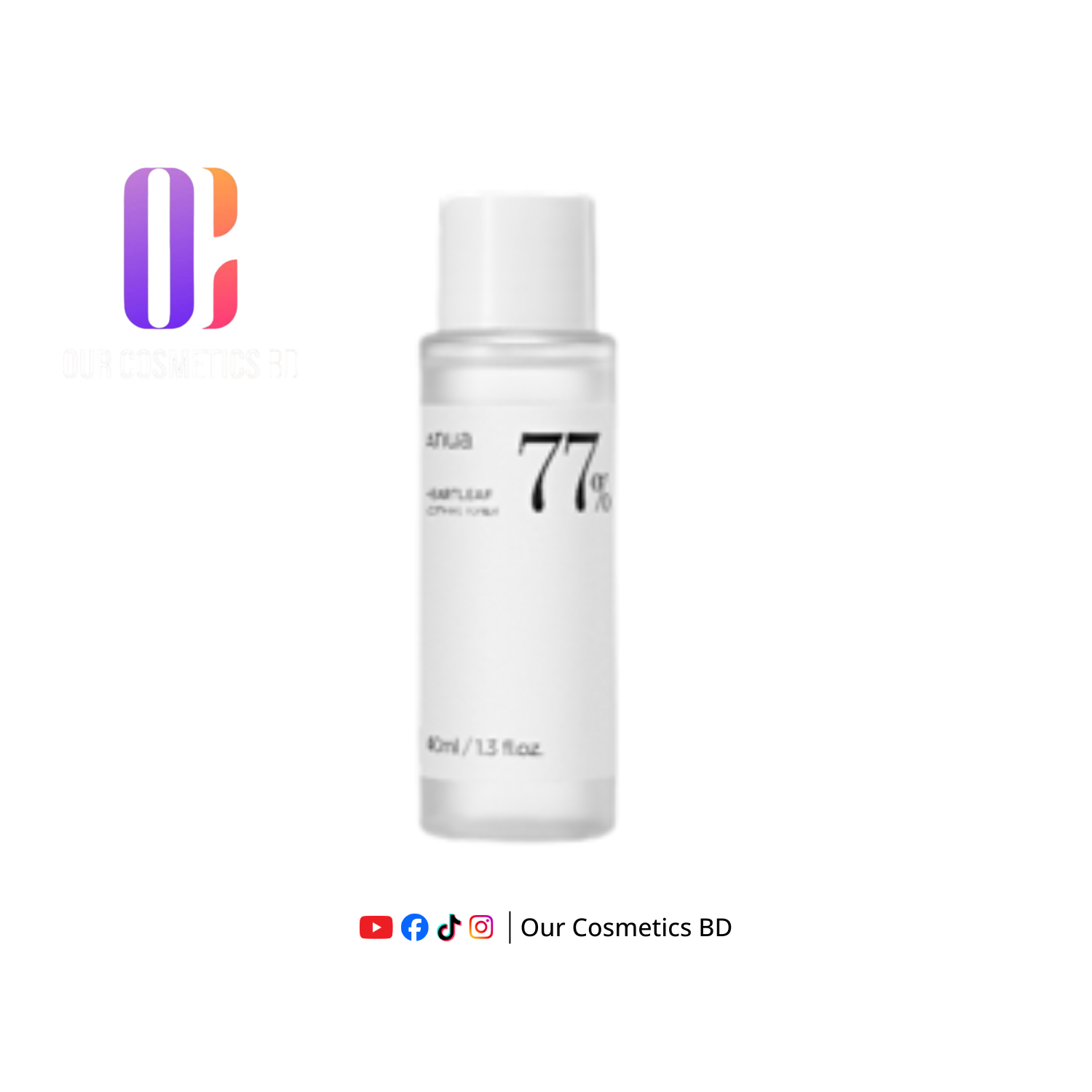 Anua Heartleaf 77% Soothing Toner 40ml