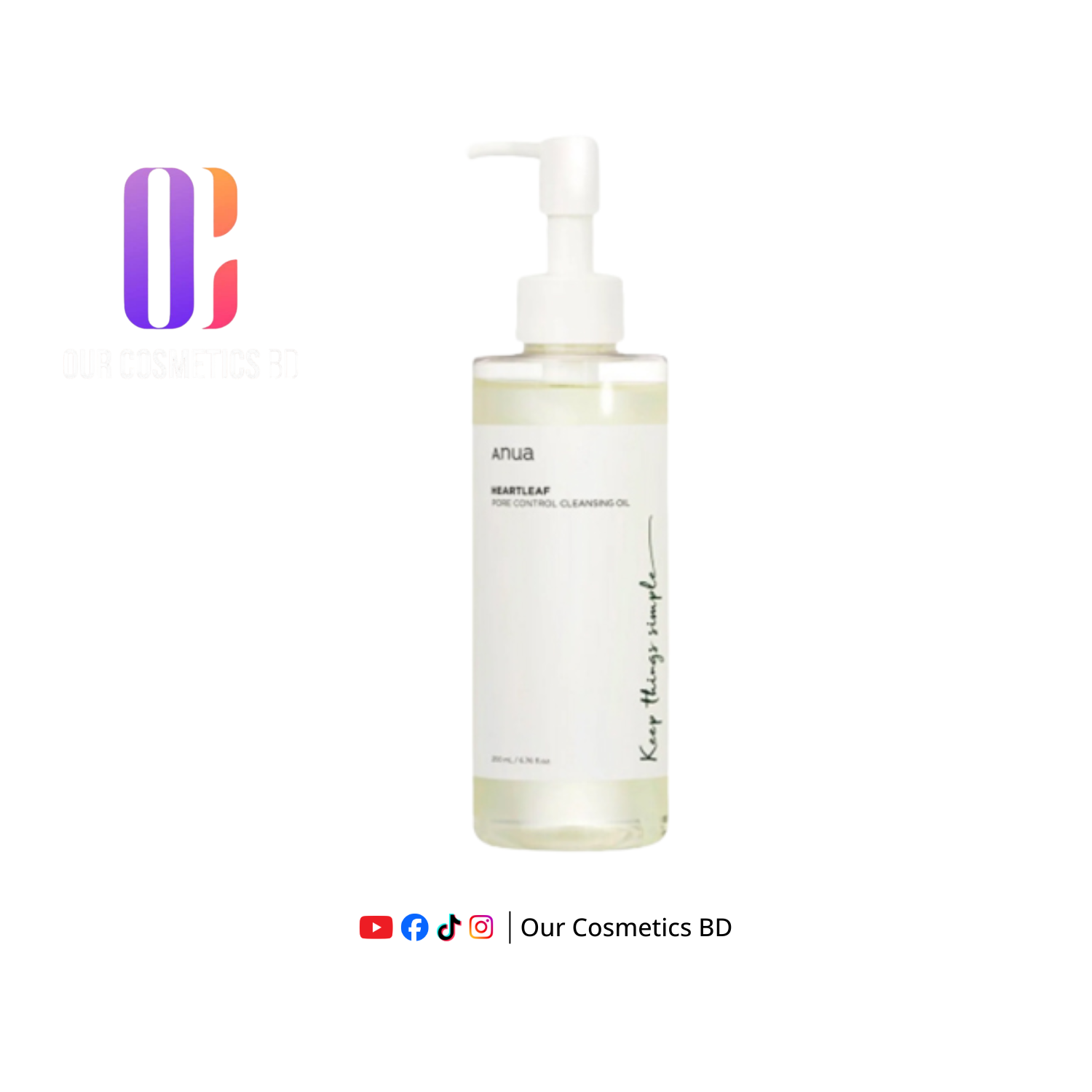 Anua Heartleaf Pore Control Cleanser Oil 200ml