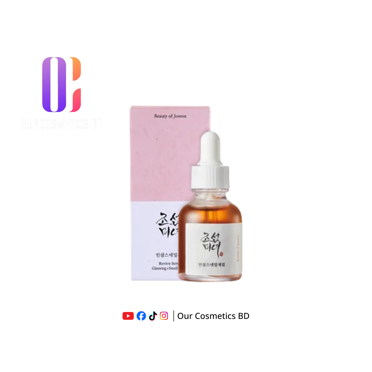 BEAUTY OF JOSEON REVIVE SERUM: GINSENG + SNAIL MUCIN 30ML