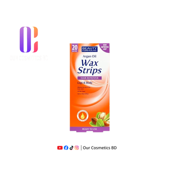 Beauty Formulas Argan Oil Leg & Body Wax Strips-20P