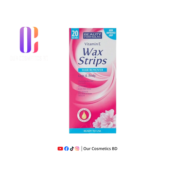 Beauty Formulas Vitamin E Wax Strips-20pcs