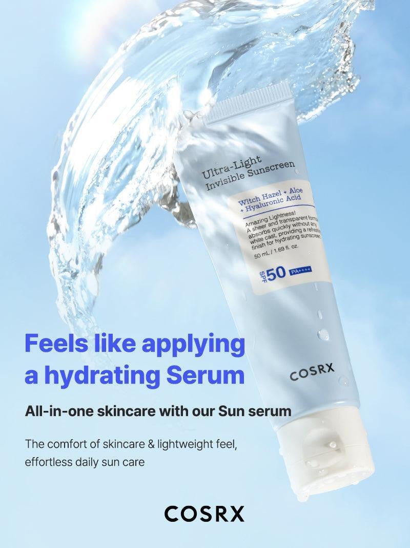 COSRX Ultra-Light Invisible Sunscreen SPF50 PA++++ 50ml