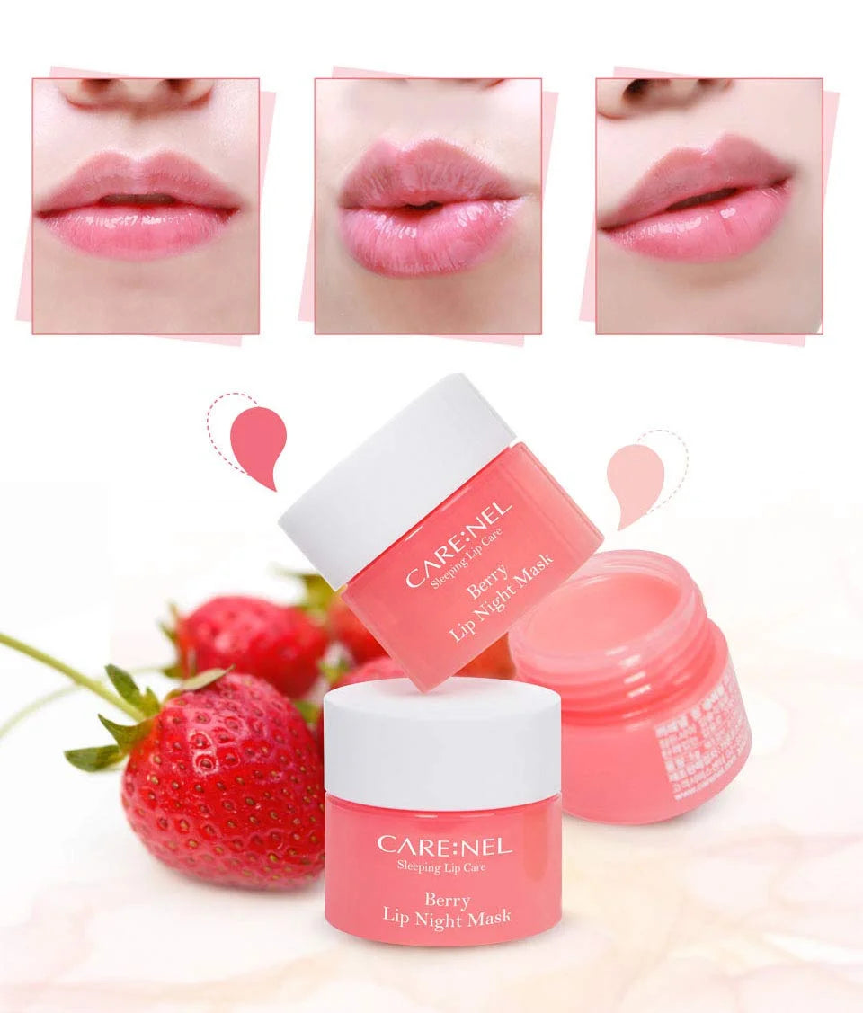 Care:Nel Lip Night Mask 5g Berry