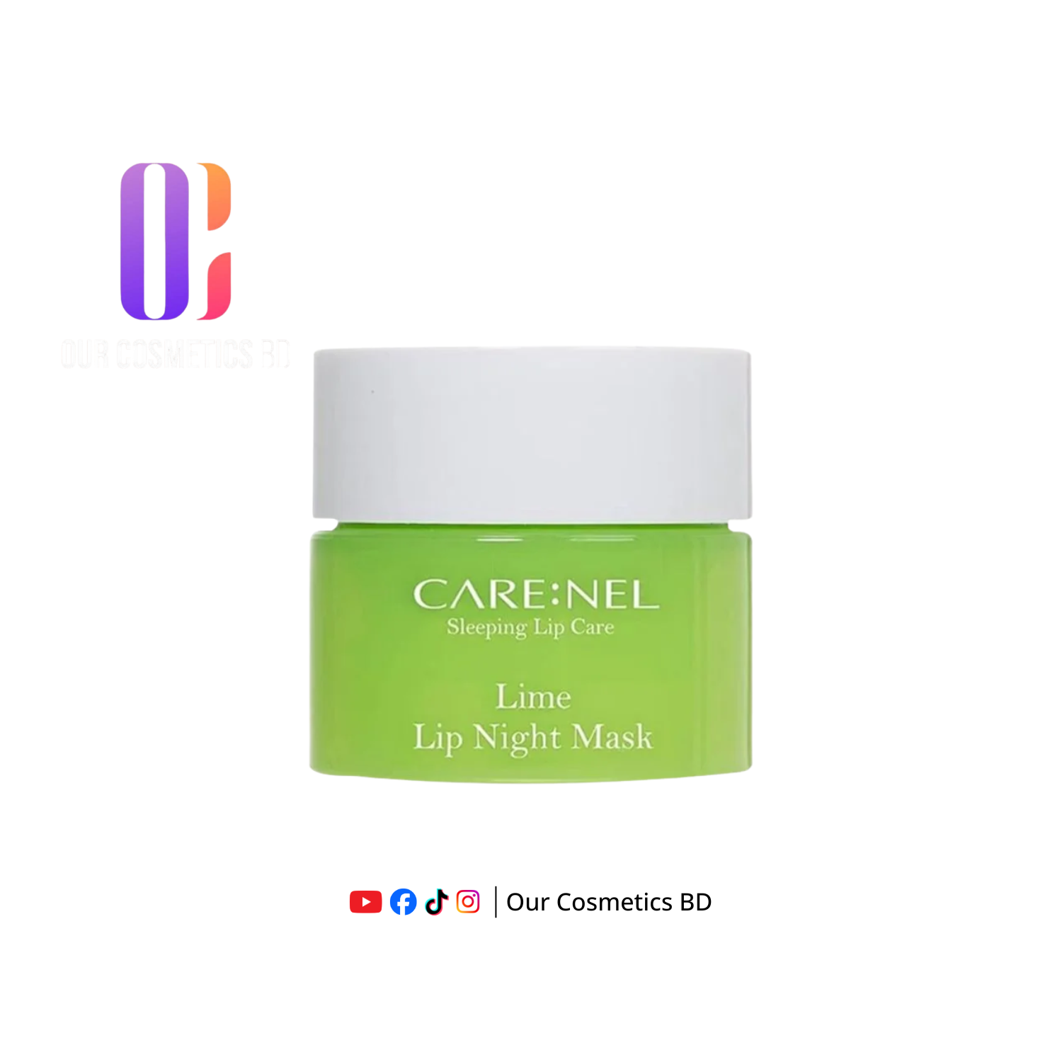 Care:Nel Lip Night Mask 5g Lime