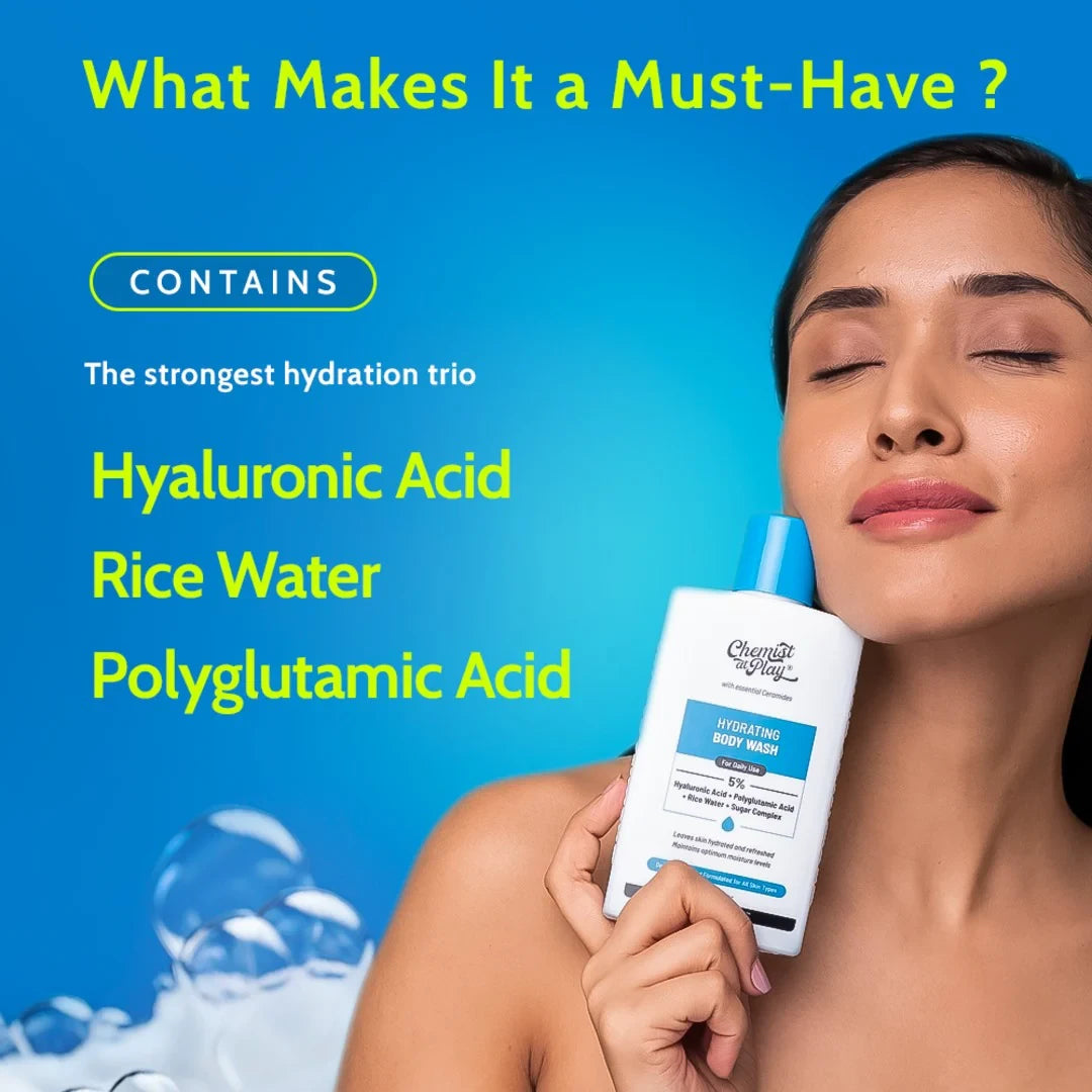 Chemist Hydrating Body Wash with Hyaluronic Acid & Coconut Oil 236ml