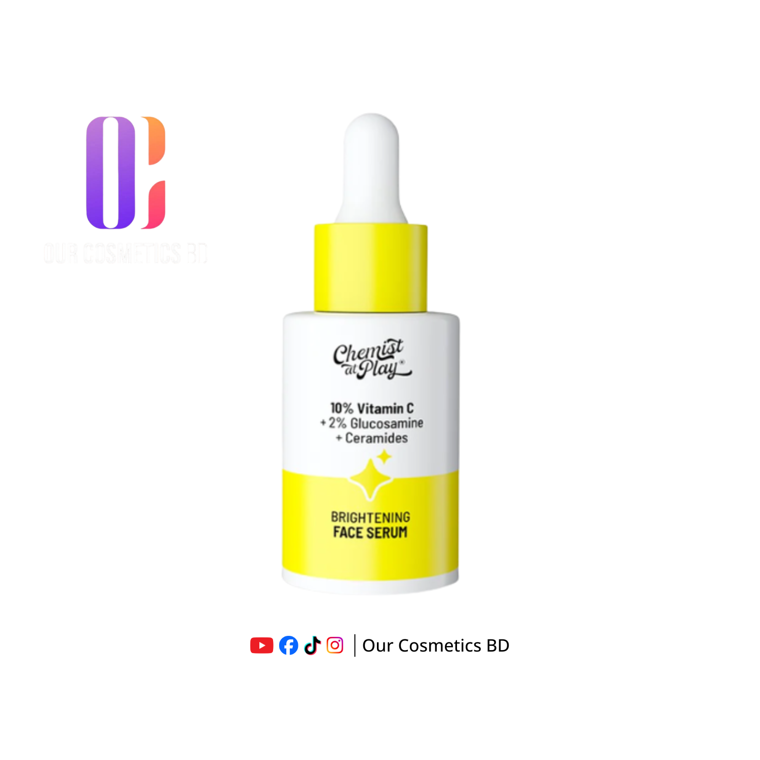 Chemist at Play 10% Vitamin C Face Serum for Glowing & Bright Skin 30ml