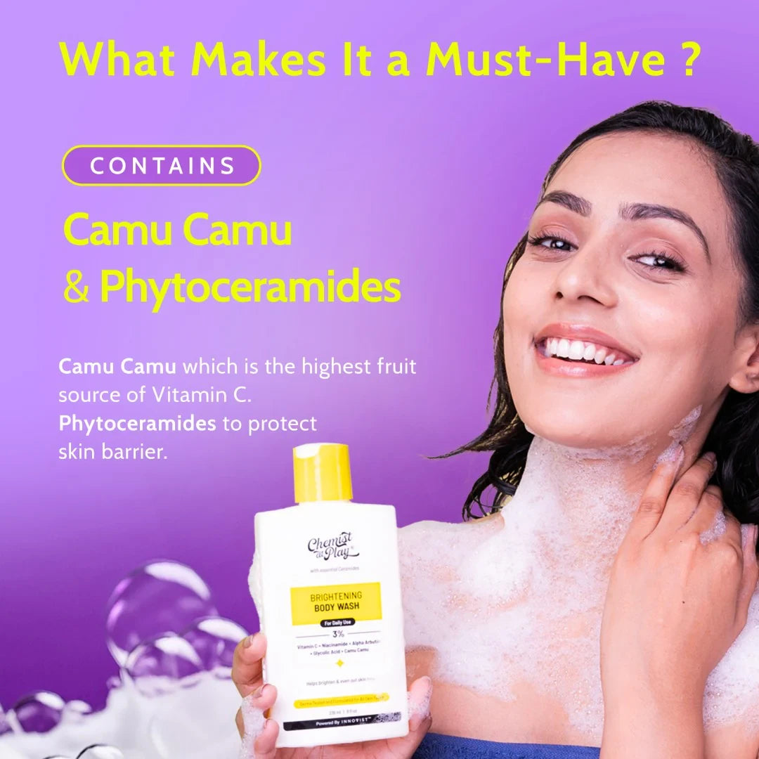 Chemist at Play Brightening Body Wash Camu Camu & Alpha Arbutin 236 ml