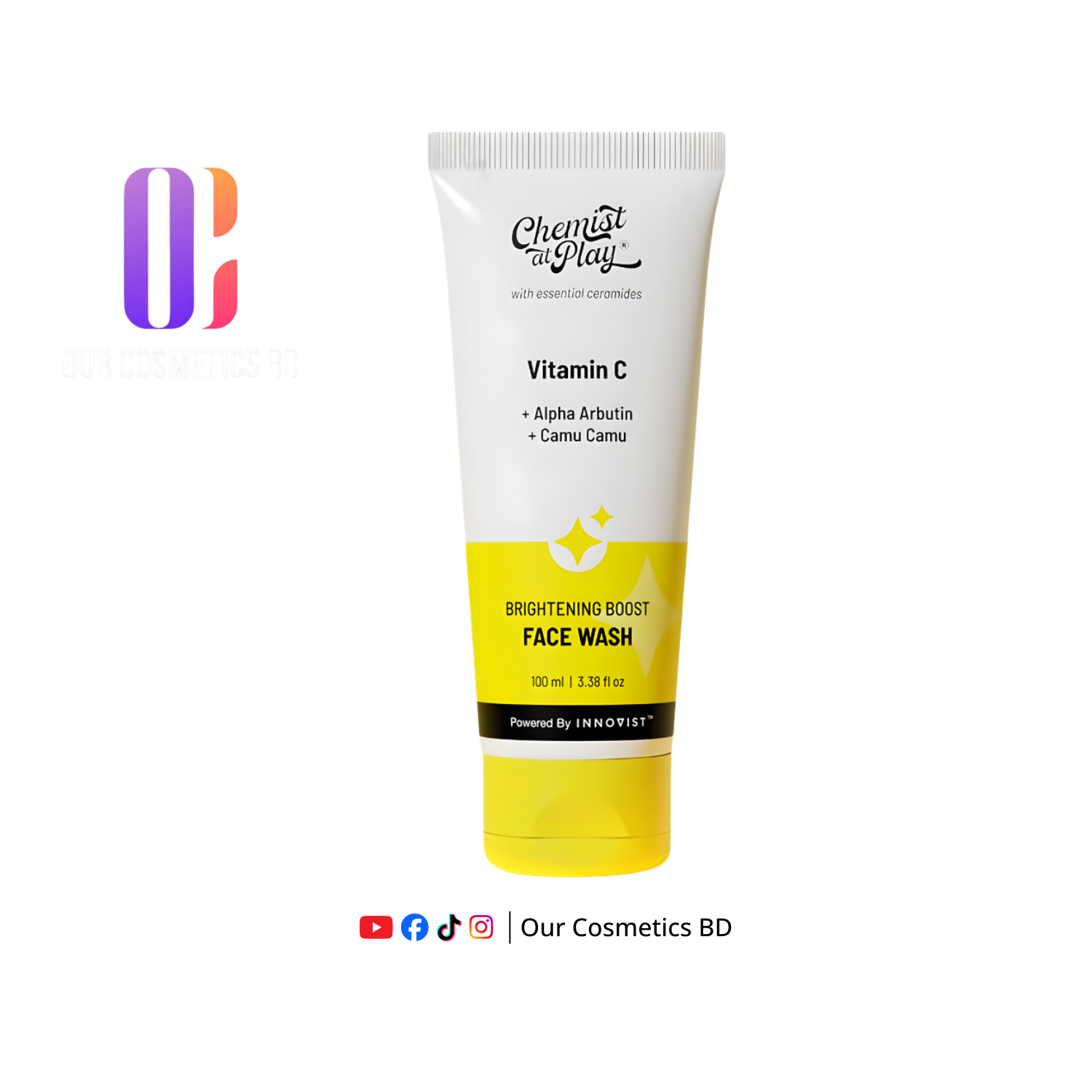 Chemist at Play Vitamin C Brightening Boost Face Wash 100ml
