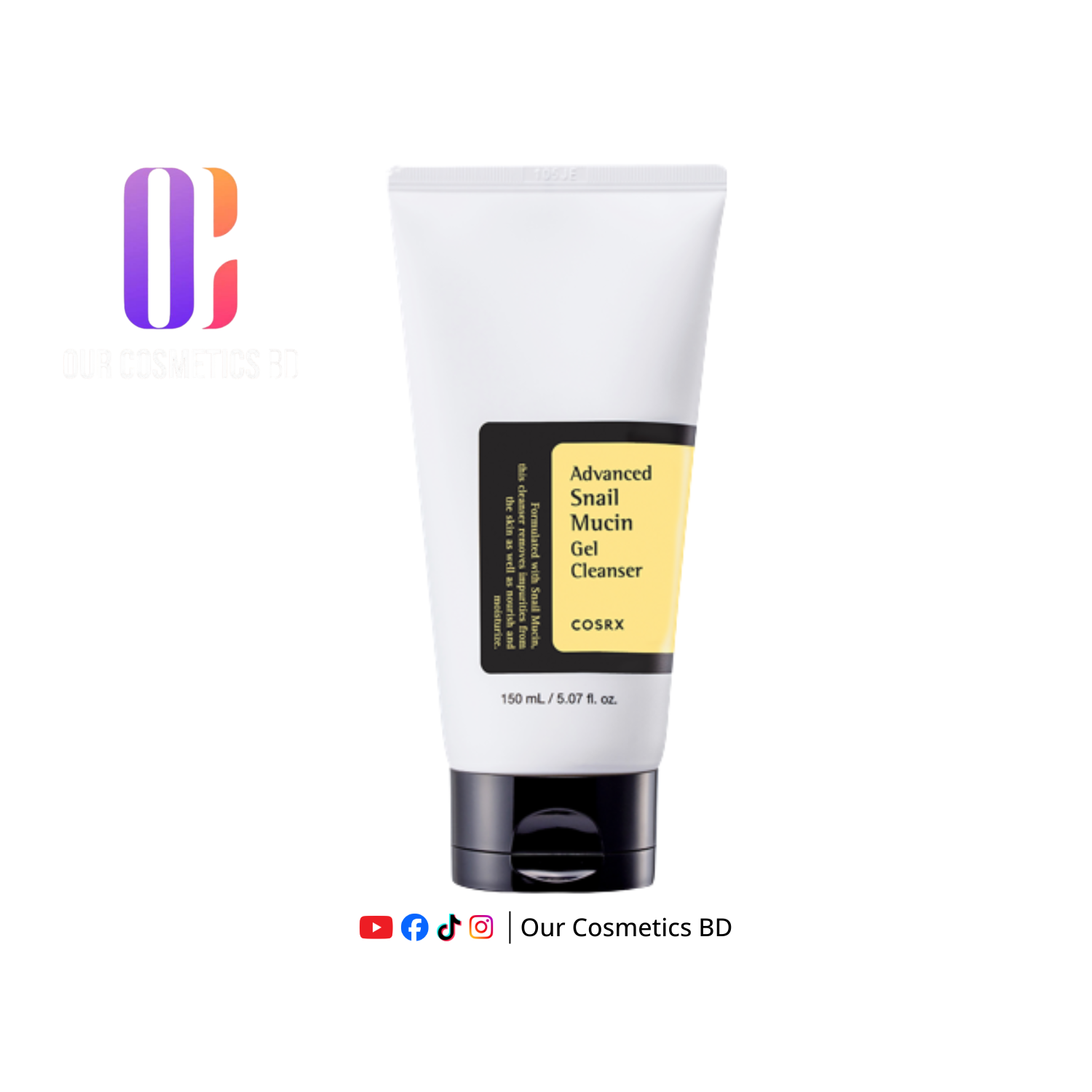 Cosrx Advanced Snail Mucin Gel Cleanser 150ml