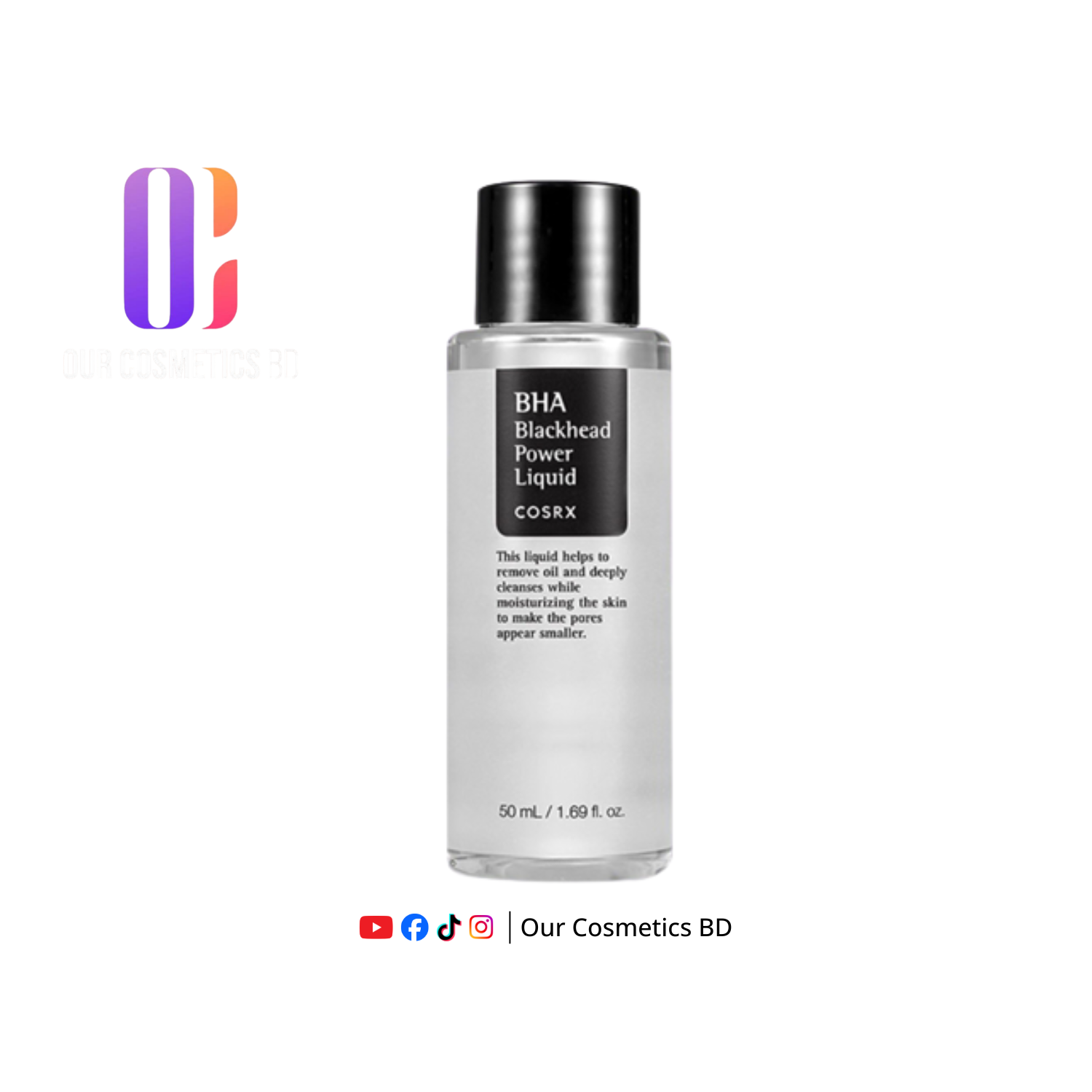 Cosrx BHA Blackhead Power Liquid Toner 50ml
