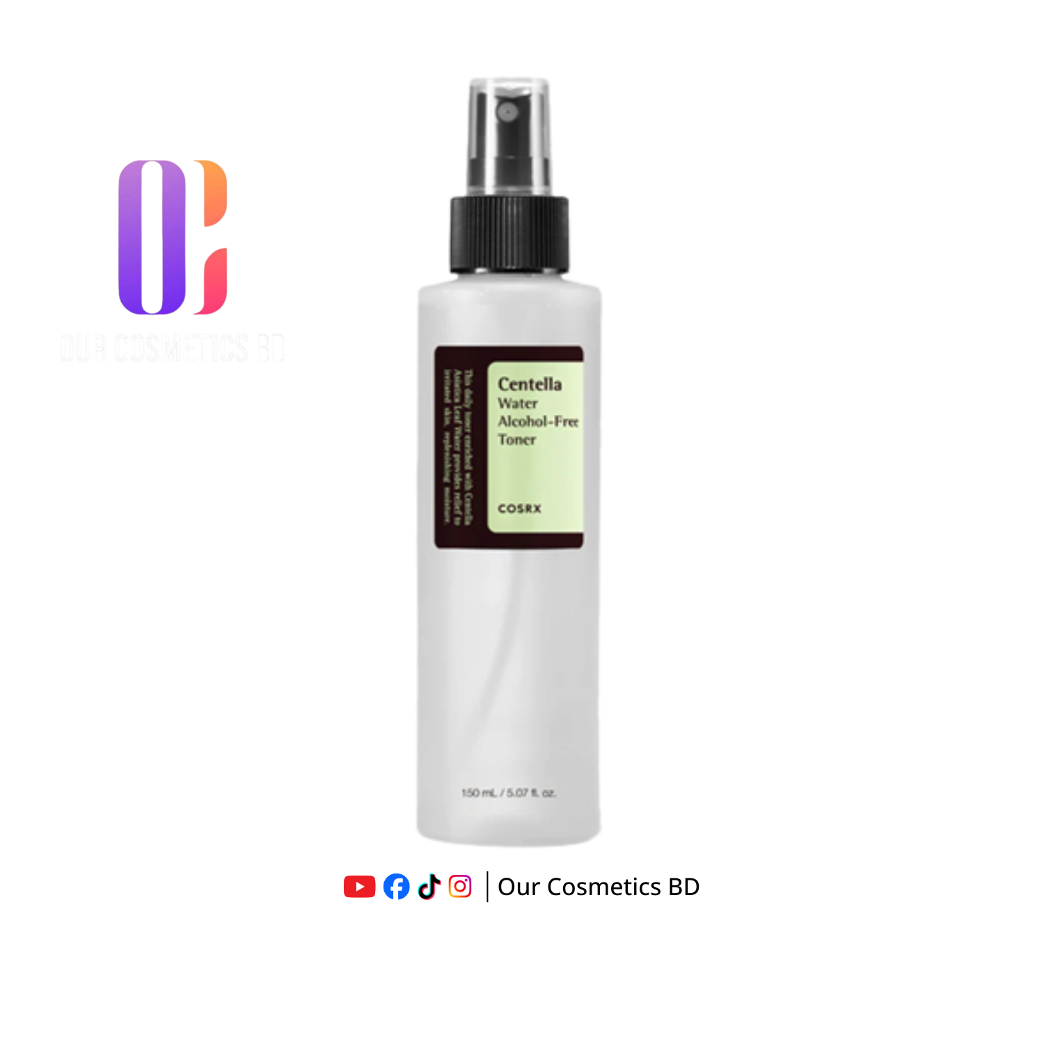 Cosrx Centella Water Alcohol-Free Toner 150ml