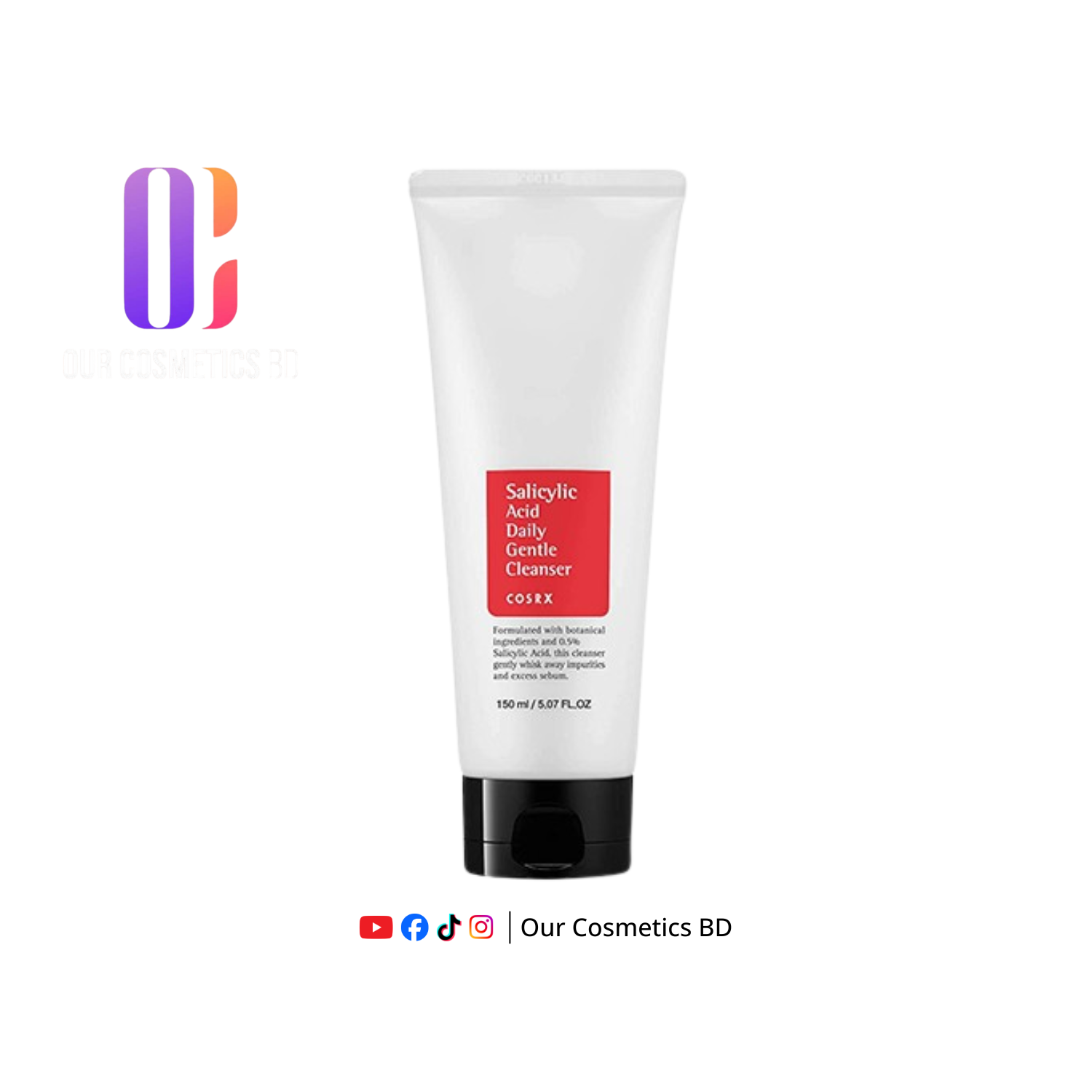 Cosrx Salicylic Acid Daily Gentle Cleanser 150ml