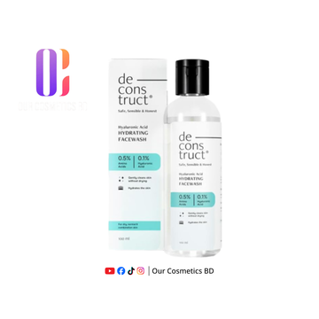 Deconstruct Hyaluronic Acid Hydrating Face Wash 100ml