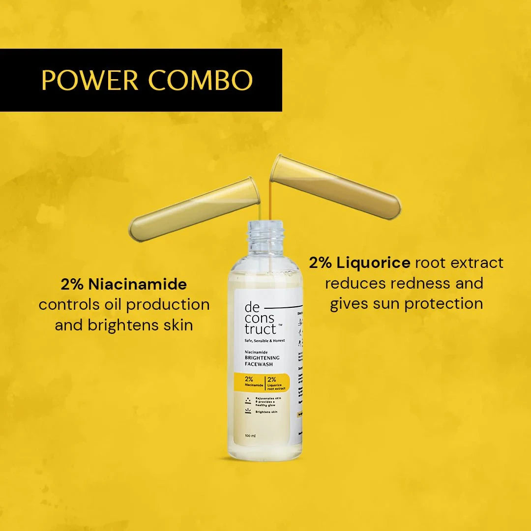Deconstruct Niacinamide Brightening Face Wash 100ml