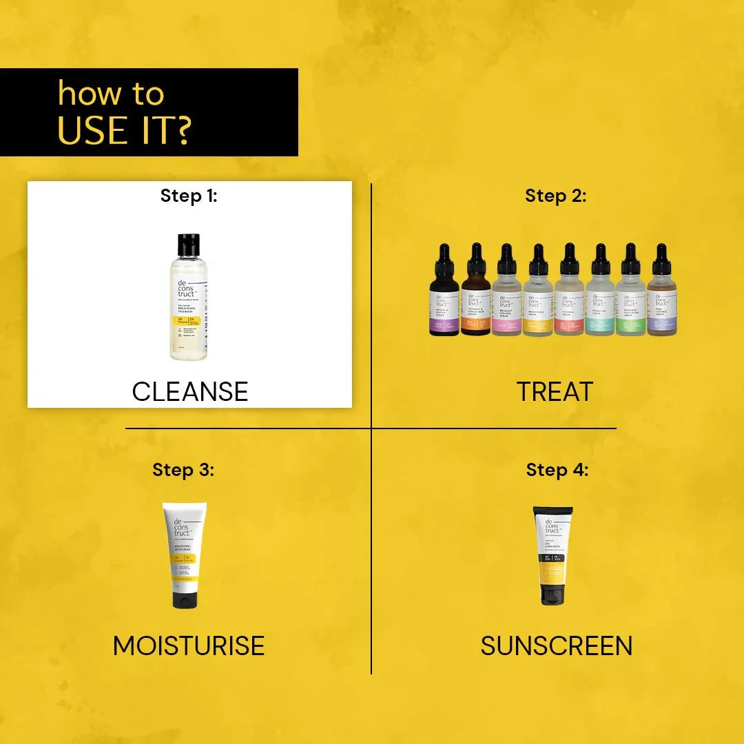 Deconstruct Niacinamide Brightening Face Wash 100ml