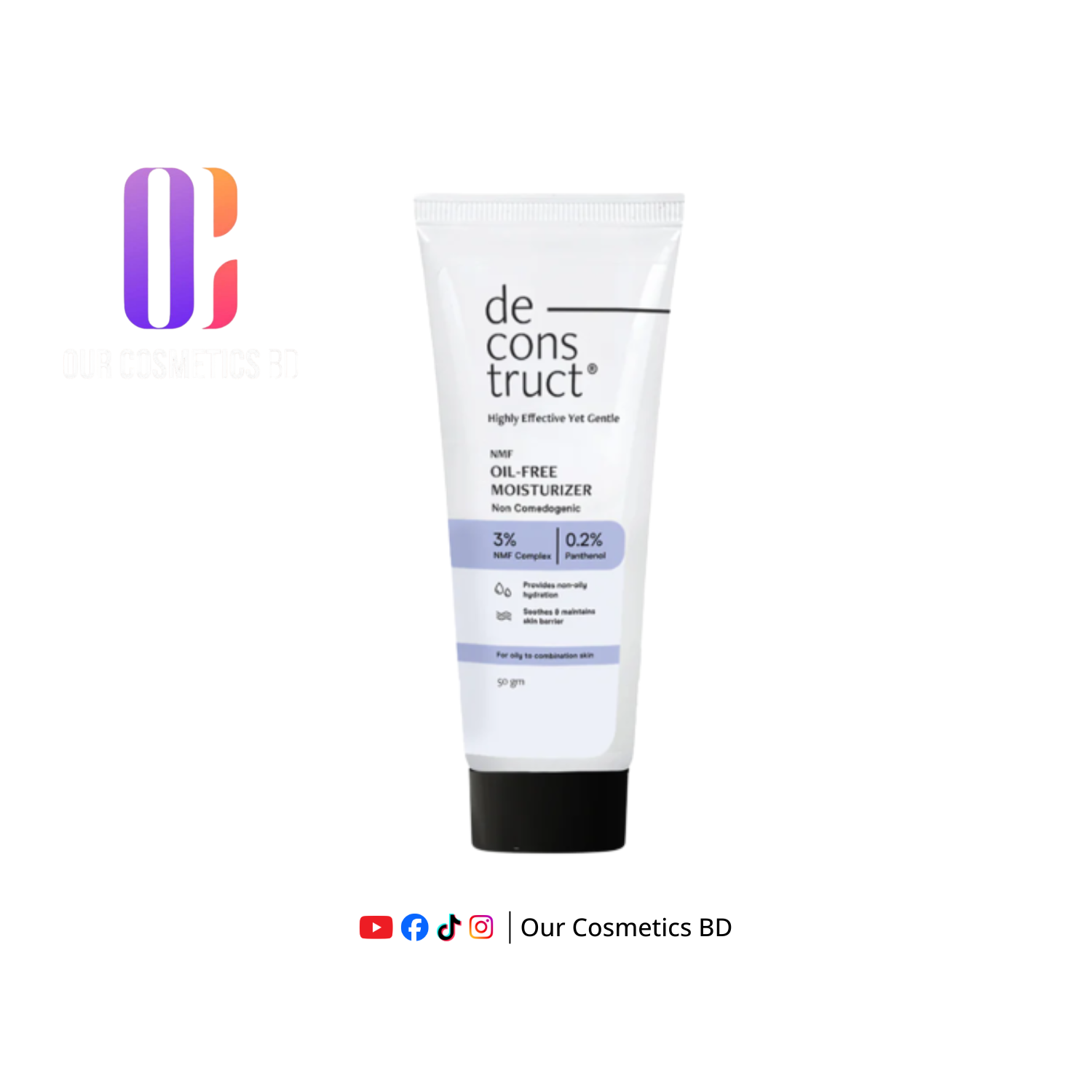Deconstruct Oil-Free Moisturizer for Oily Skin 50gm