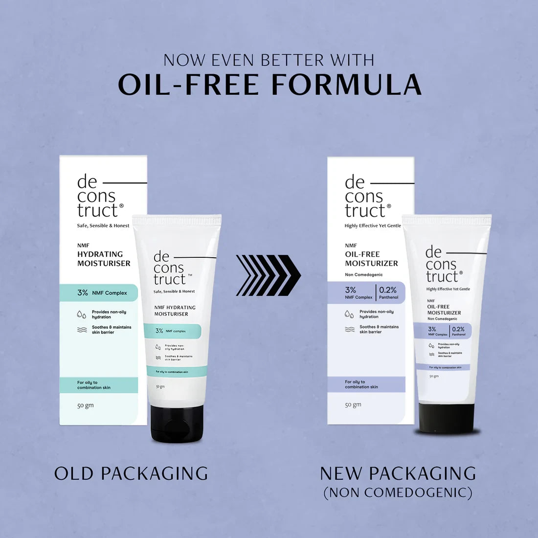 Deconstruct Oil-Free Moisturizer for Oily Skin 50gm