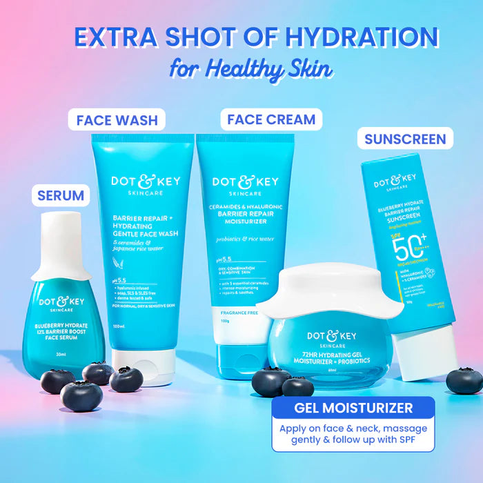 Dot & Key 72HR Hydrating Gel Moisturizer + Probiotics 60 ML