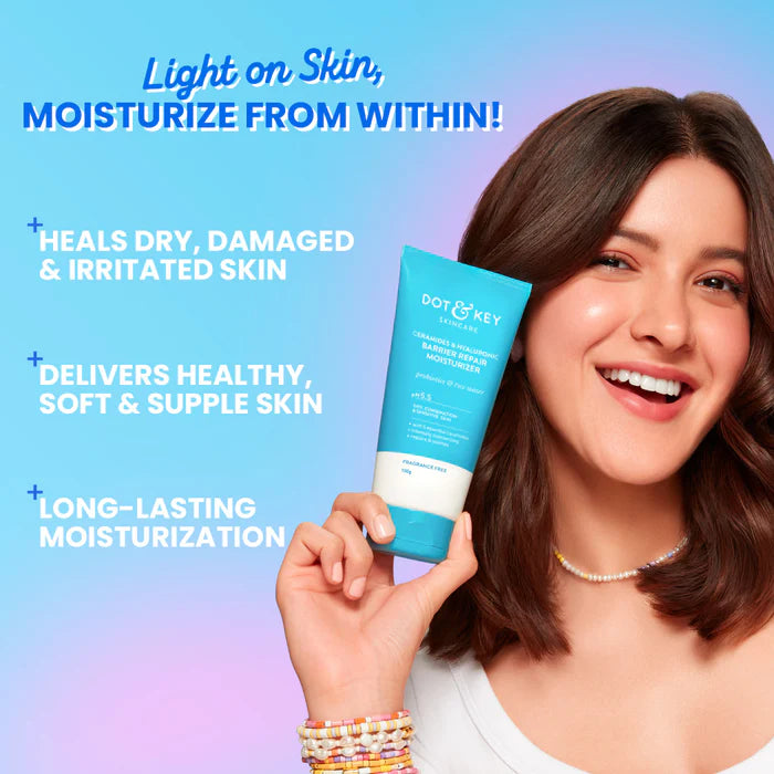 Dot & Key Barrier Repair Moisturizer (Hyaluronic + Ceramides) 100gm