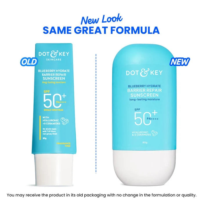 Dot & Key Blueberry Hydrate Barrier Repair Sunscreen SPF 50+++