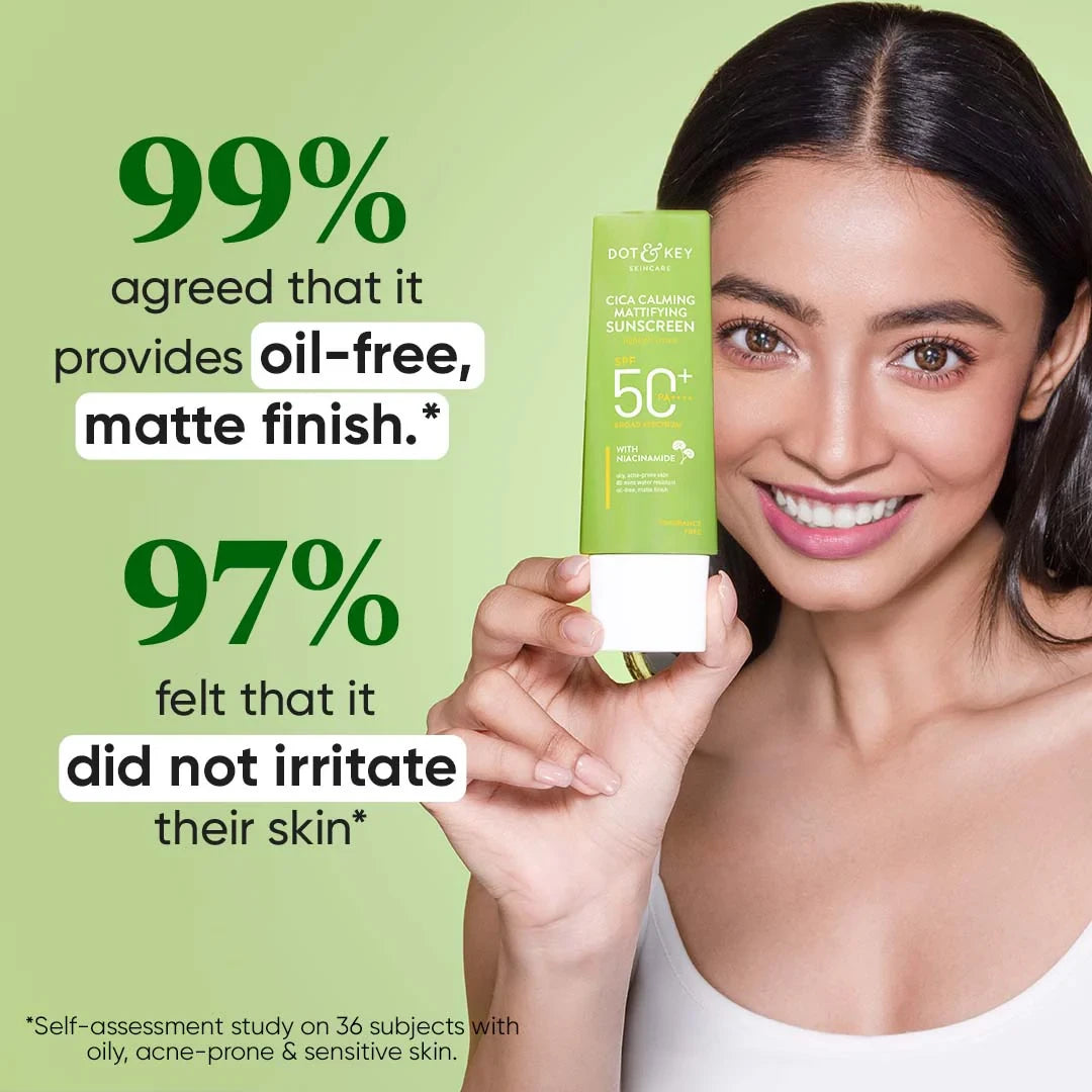 Dot & Key CICA Calming Mattifying Sunscreen SPF 50 PA++++ 80gm