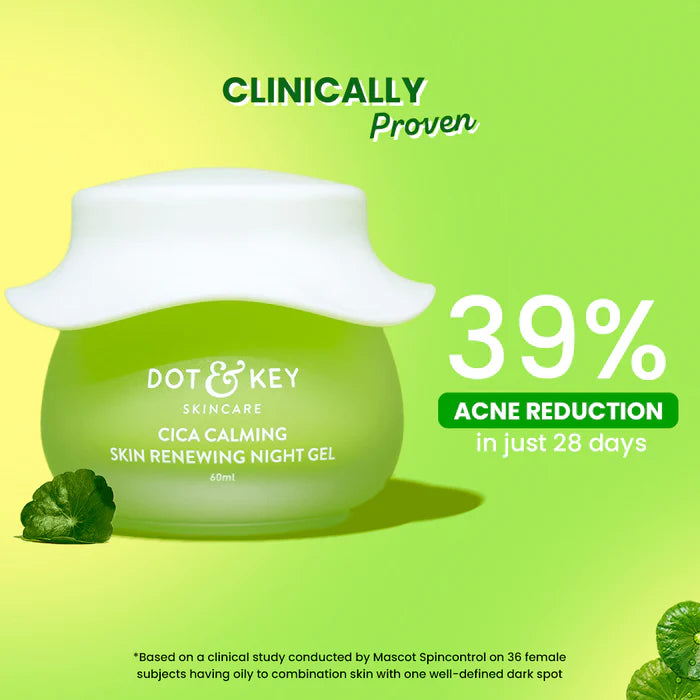 Dot & Key Cica Calming Night Gel (Niacinamide + Green Tea) 60 ML