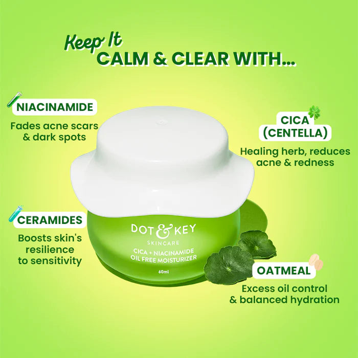 Dot & Key Cica (Centella) + Niacinamide Oil Free Moisturizer 60 ML