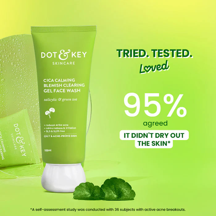 Dot & Key Cica + Salicylic Acid Face Wash for Oily Skin 100 ML