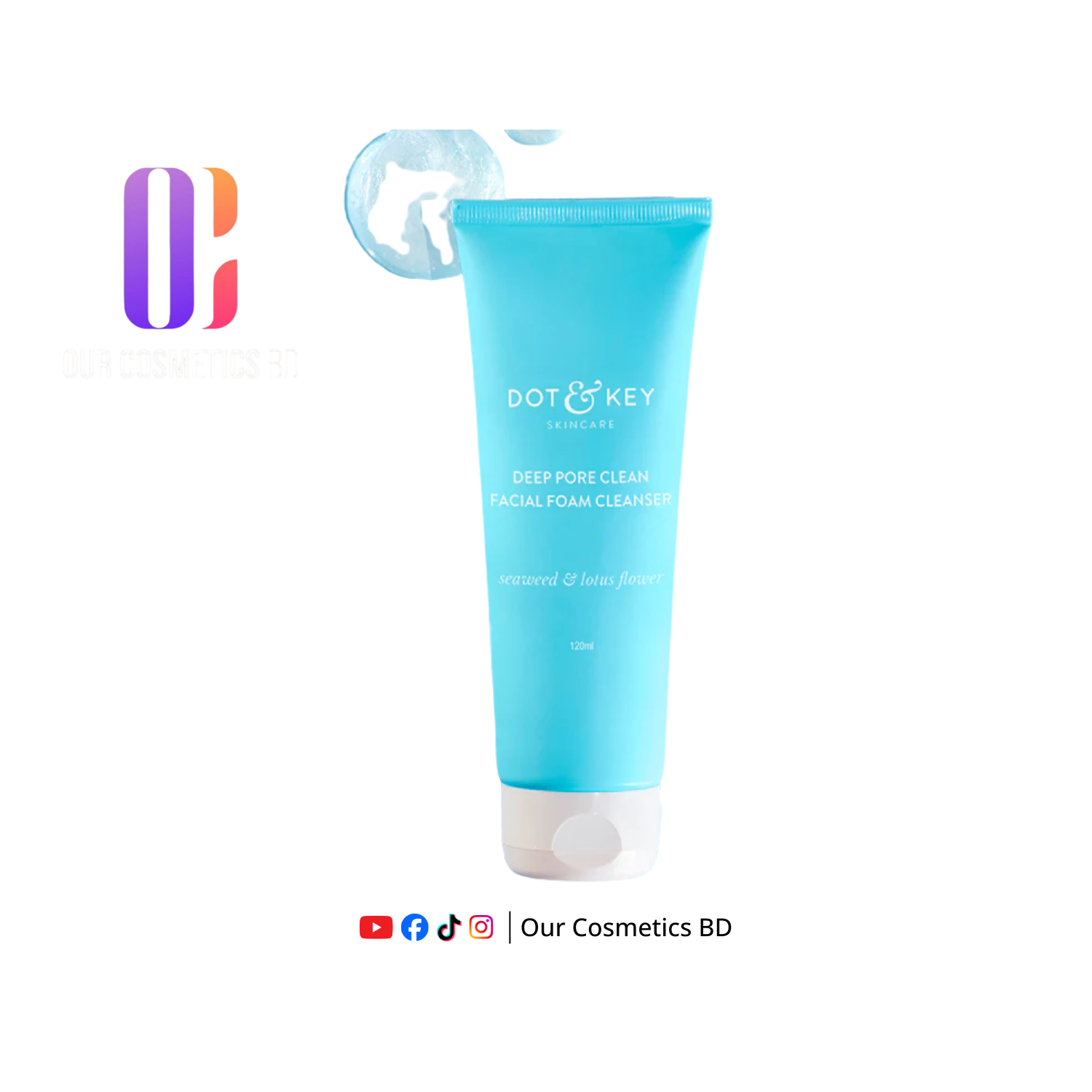 Dot & Key Deep Pore Clean Foaming Face Wash 100 ML