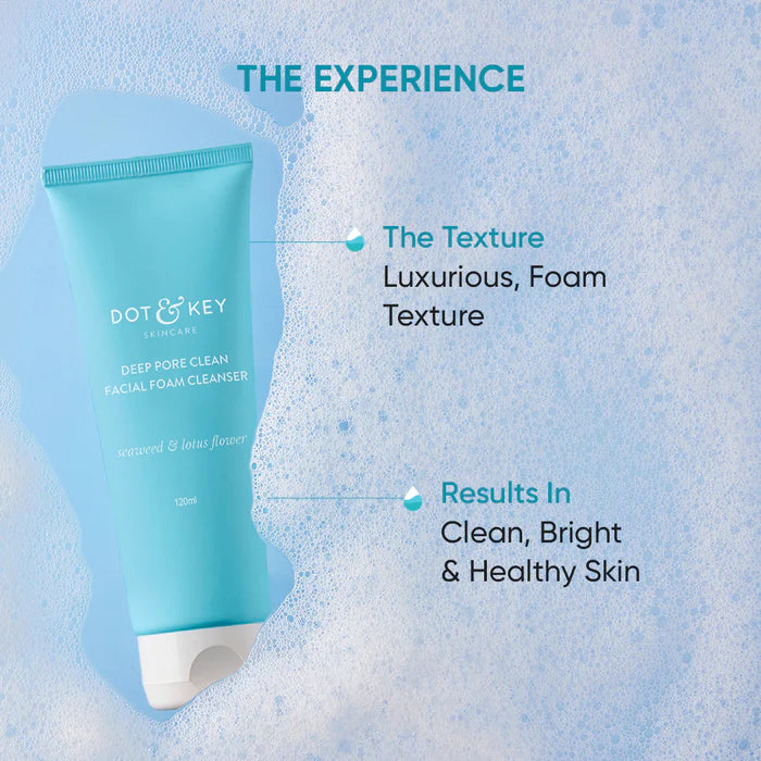 Dot & Key Deep Pore Clean Foaming Face Wash 100 ML