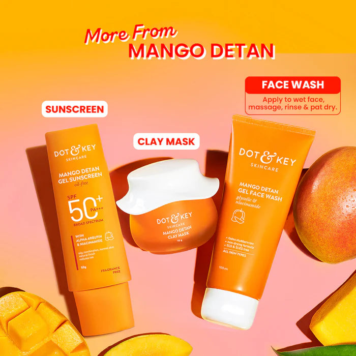 Dot & Key Mango Detan Gel Face Wash 100 ML