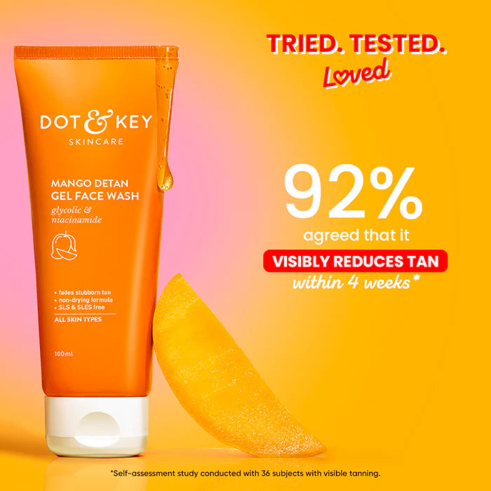 Dot & Key Mango Detan Gel Face Wash 100 ML
