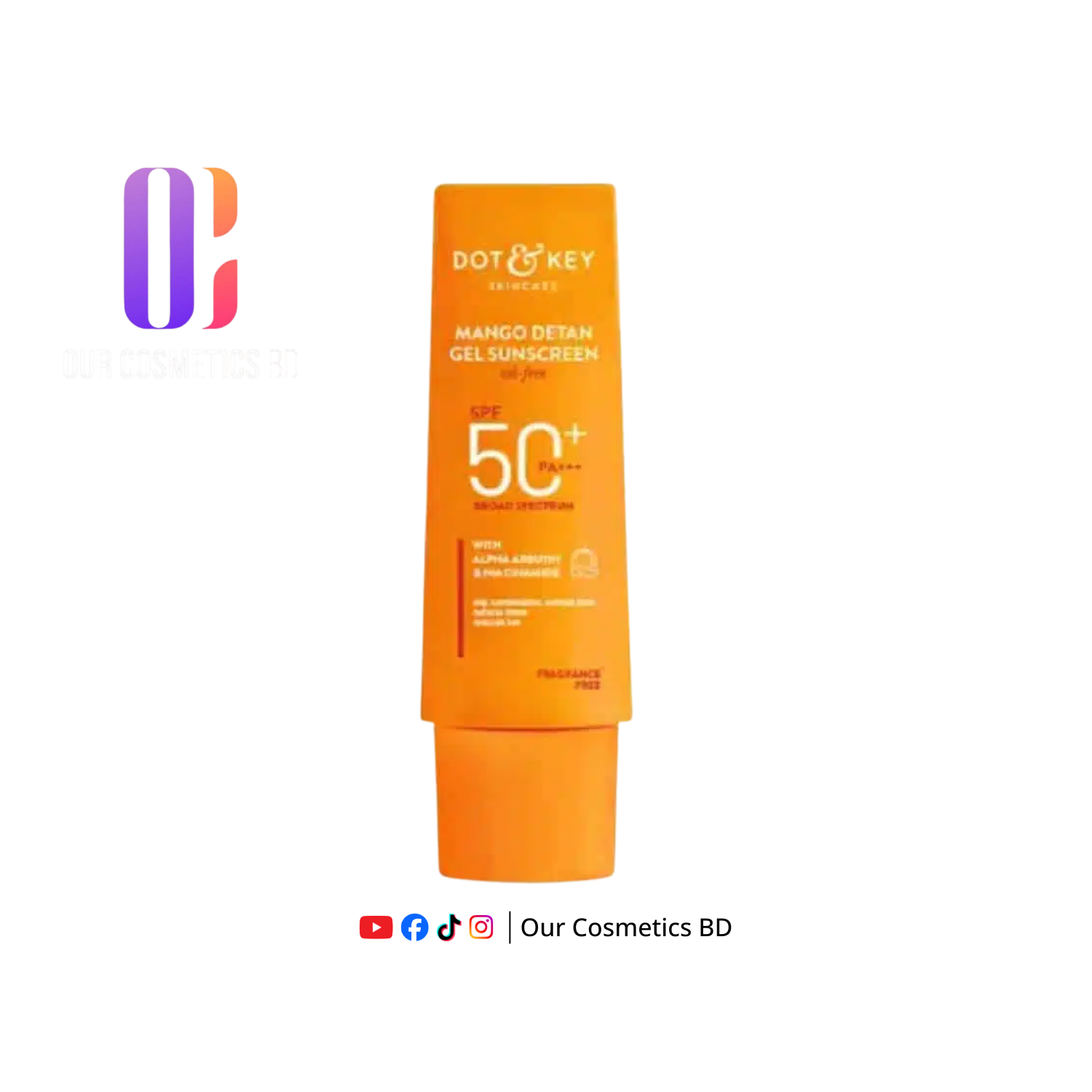 Dot & Key Mango Detan Sunscreen, In-Vivo Tested SPF 50+ PA++++80gm