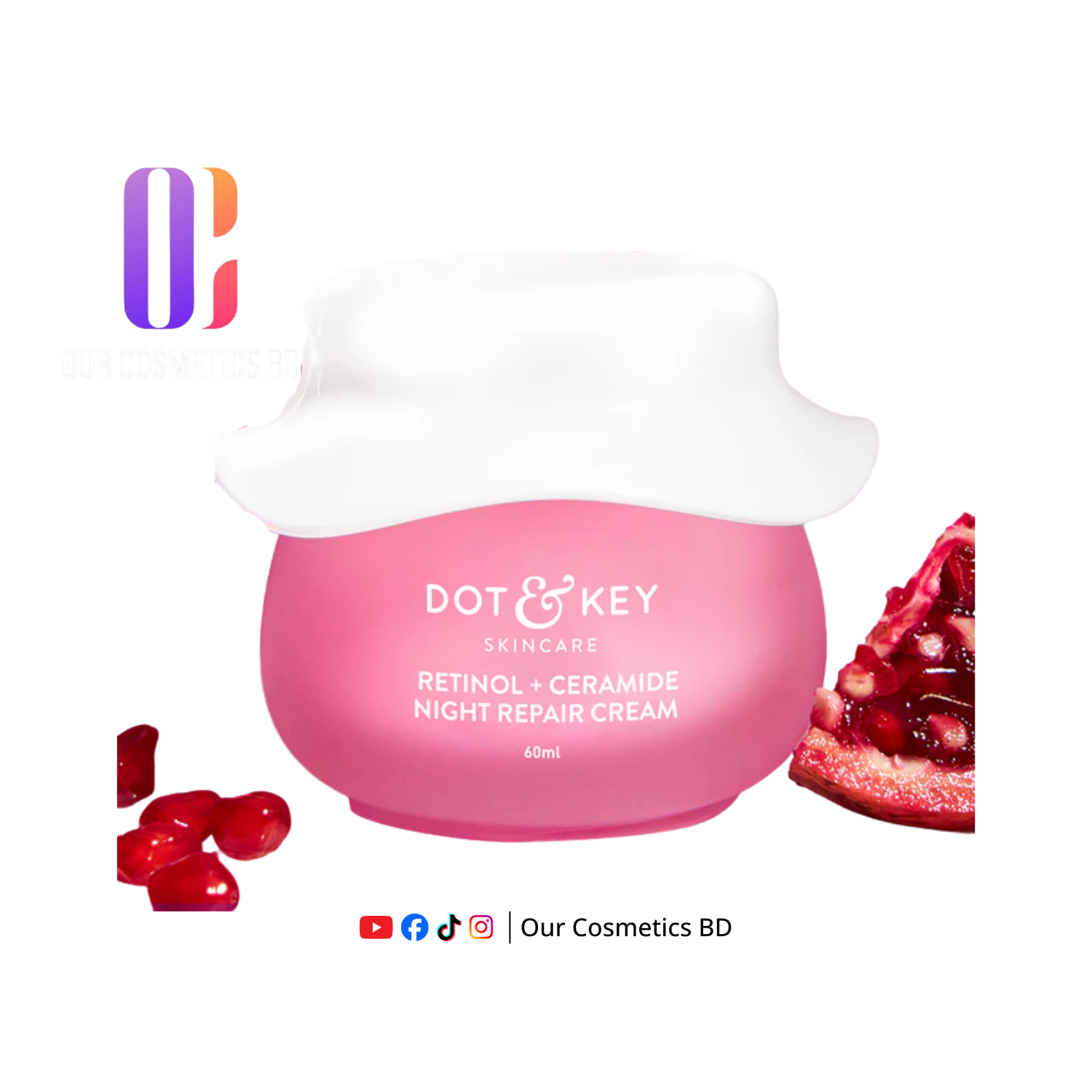 Dot & Key Retinol Night Repair Cream with Ceramides 60 ML