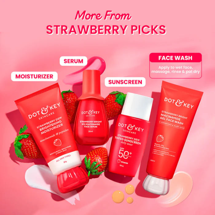 Dot & Key Strawberry Bright Niacinamide Gel Face Wash 100 ML