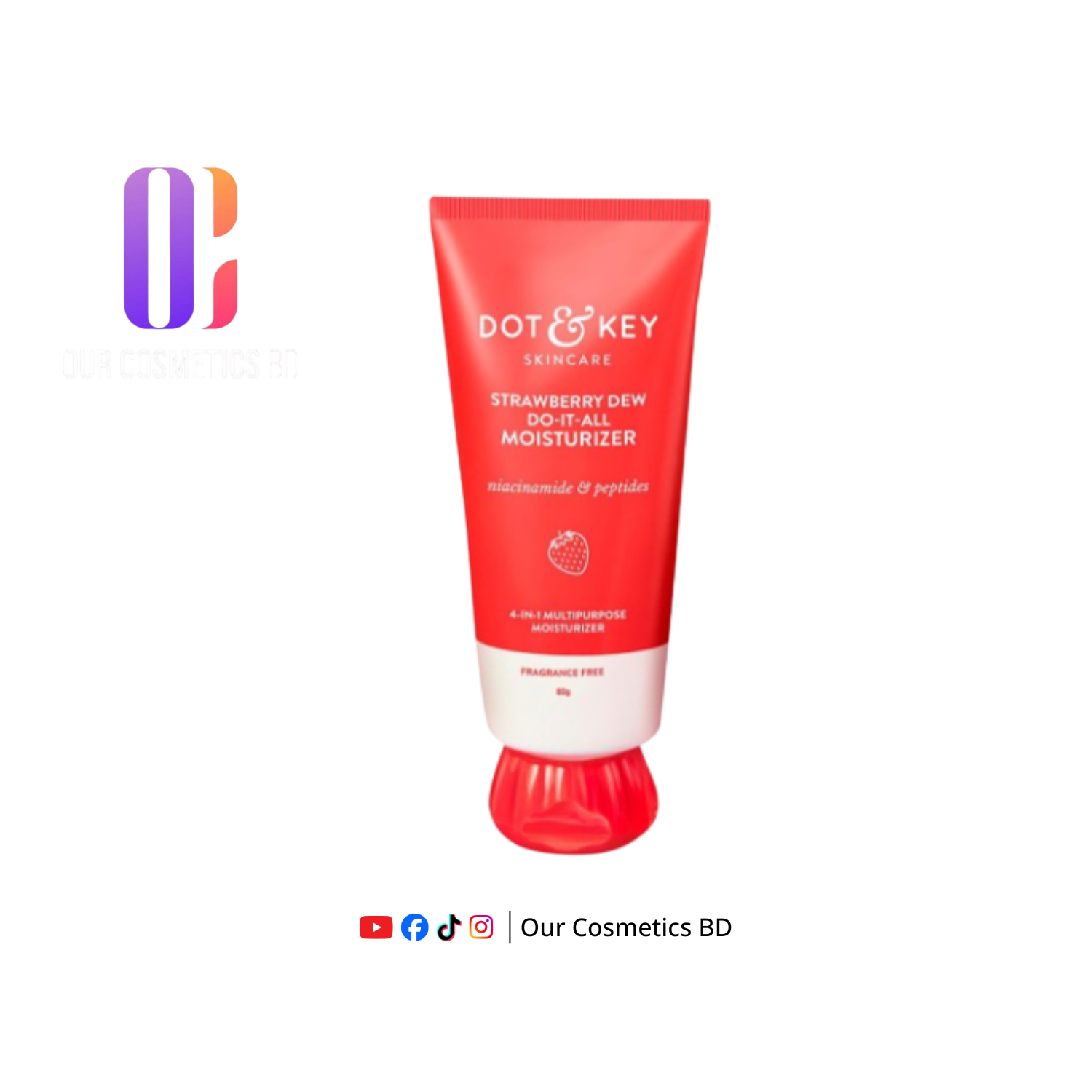 Dot & Key Strawberry + Niacinamide Moisturizer 80gm