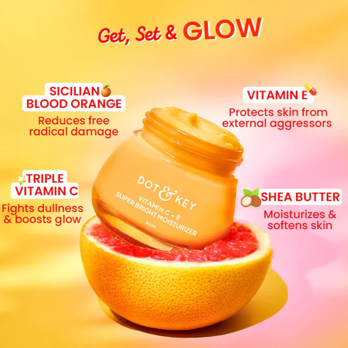 Dot & Key Vitamin C + E Moisturizer for Glowing Skin 60 ML
