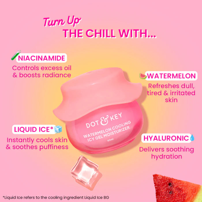 Dot & Key Watermelon Cooling Icy Gel Moisturizer With Hyaluronic 60 ML