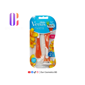 Gillette Venus Riviera Women's Disposable Razor-2pcs