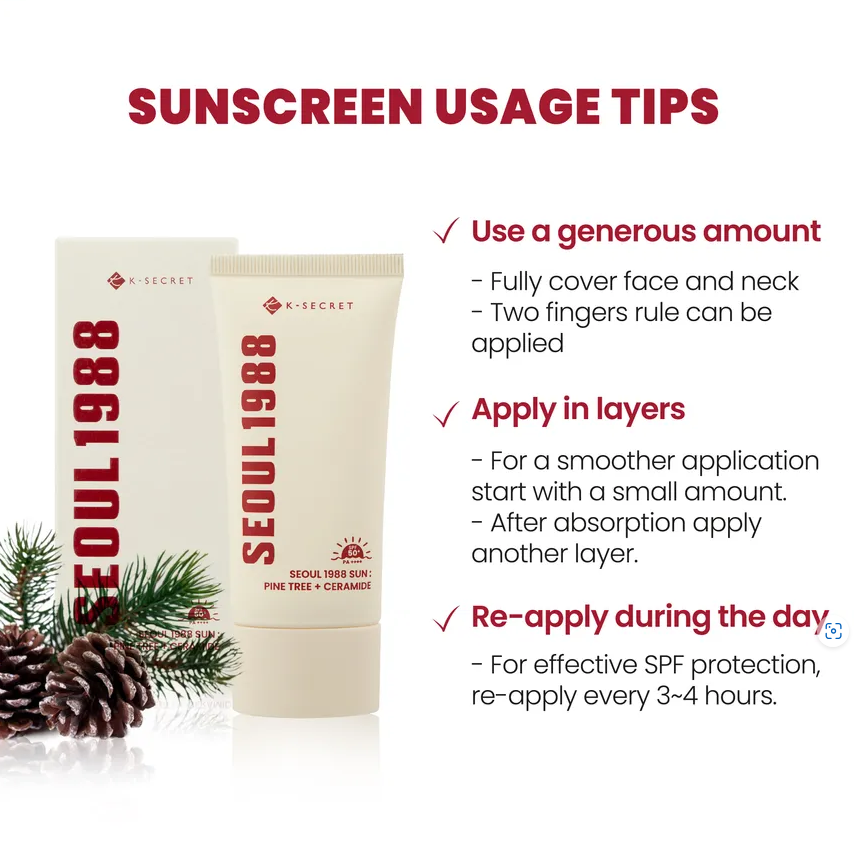 K-SECRET-SEOUL 1988 Sun:Pine Tree + Ceramide 50ml