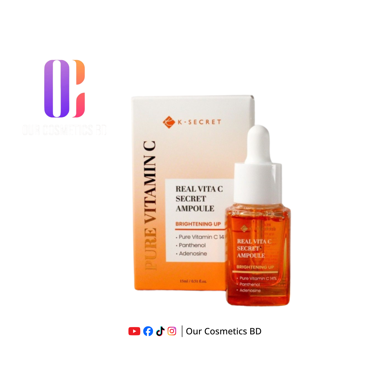 K-Secret Real Vita C Secret Ampoule 15ml