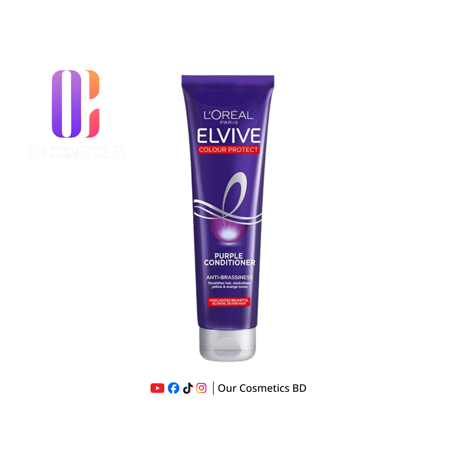 Loreal Paris Elvive Colour Protect Anti-Brassiness Purple Conditioner 150ml