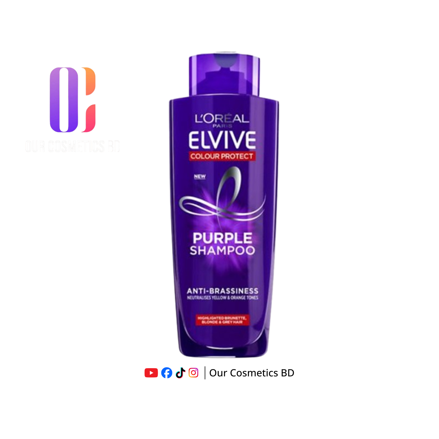 Loreal Paris Elvive Colour Protect Anti-Brassiness Purple Shampoo 200ml